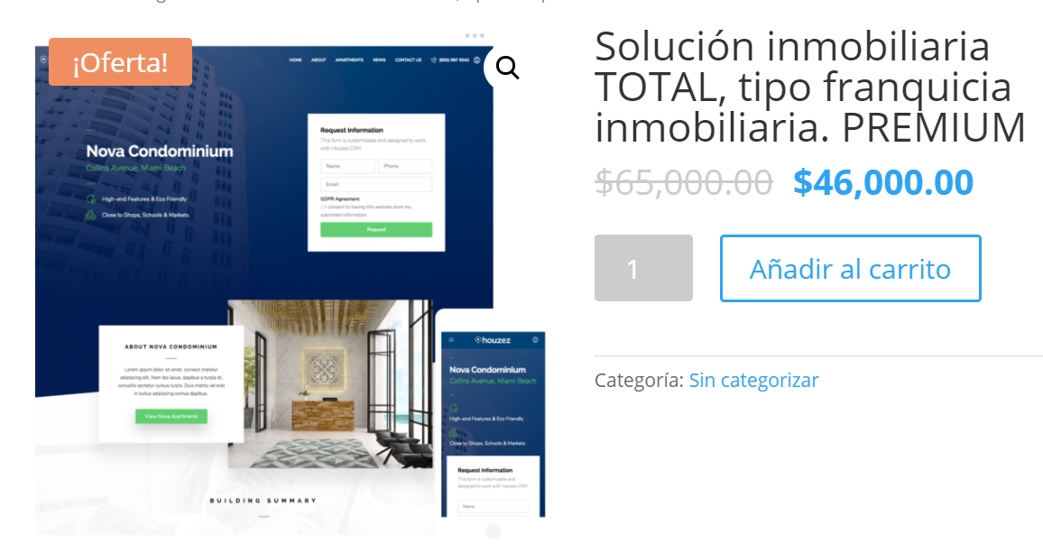 productos real estate